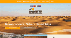 Desktop Screenshot of marrakech-expedition-4x4.com